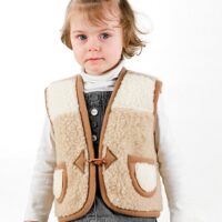 Lambavillast laste vest